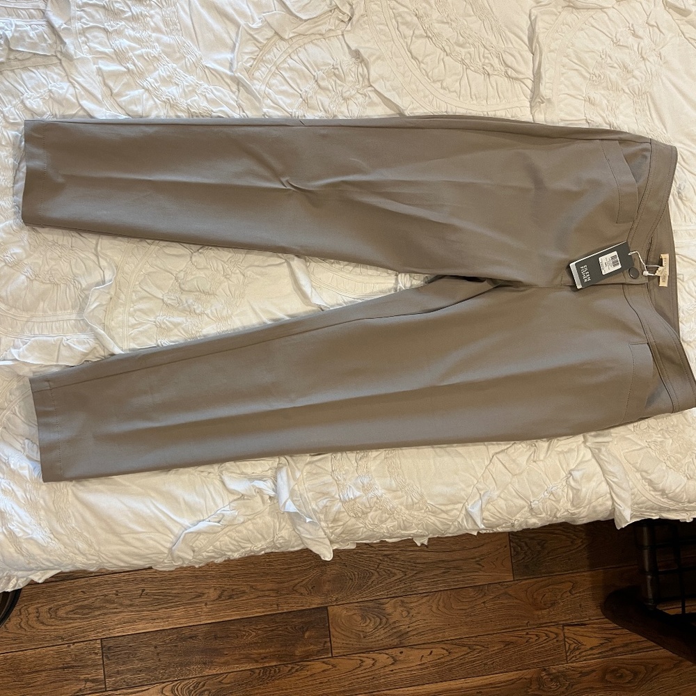 EILEEN FISHER Slim Ankle Pant Small Stone New with tags - S5KO-P2716M